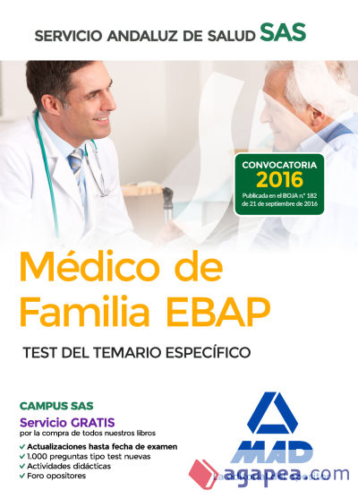 Médico de Familia EBAP del Servicio Andaluz de Salud. Test