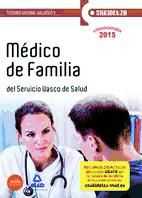 Portada de Médico de Familia del Servicio Vasco de Salud (Osakidetza). Temario General, volumen 1