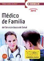 Portada de Médico de Familia del Servicio Vasco de Salud (Osakidetza). Temario general, volumen 3