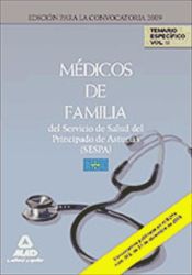 Portada de Médicos de familia del servicio de salud del principado de asturias (sespa). Temario específico. Volumen ii