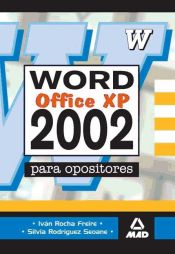 Portada de Microsoft word 2002 (office xp) para opositores