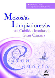 Portada de Mozo/a limpiador/a  del cabildo insular de gran canaria. Temario test y supuestos prácticos