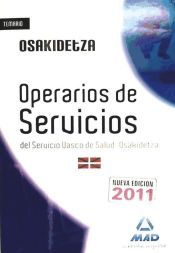 Portada de Operarios de Servicios del Servicio Vasco de Salud-Osakidetza. Temario