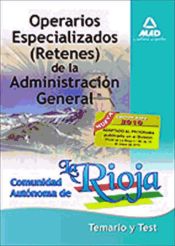 Portada de Operarios especializados (retenes) de la administración general de la comunidad autónoma de la rioja. Temario y test