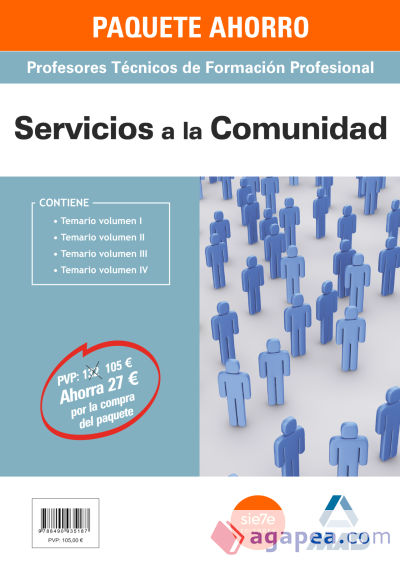 PAQUETE AHORRO SERVICIOS A LA COMUNIDAD CUERPO DE PROFESORES TÉCNICOS DE FORMACIÓN PROFESIONAL