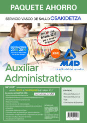 Portada de Paquete Ahorro Auxiliar Administrativo de Osakidetza