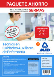 Portada de Paquete Ahorro Auxiliar de Enfermería Servicio de Salud de la Comunidad de Madrid