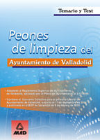 Portada de Peones de limpieza del ayuntamiento de valladolid. Temario y test