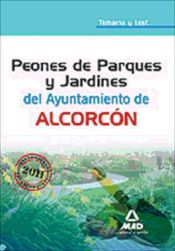 Portada de Peones de parques y jardines del ayuntamiento de alcorcón. Temario y test