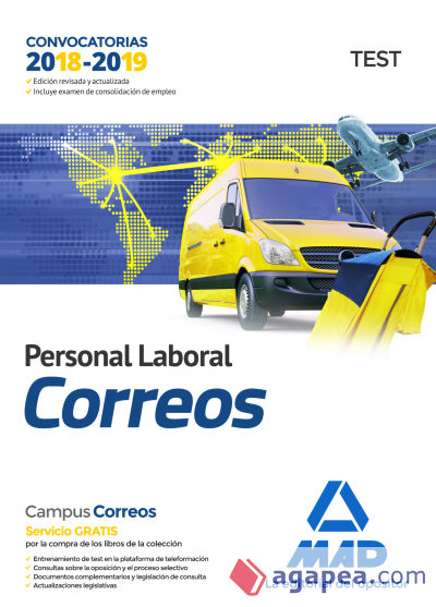 Personal Laboral de Correos y Telégrafos. Test