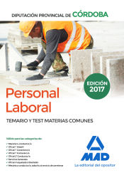 Portada de Personal Laboral de la Diputación Provincial de Córdoba. Temario y test materias comunes