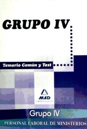 Portada de Personal laboral de ministerios. Grupo iv. Temario común y test