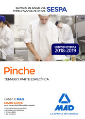 Portada de Pinche del Servicio de Salud del Principado de Asturias (SESPA). Temario Parte Específica