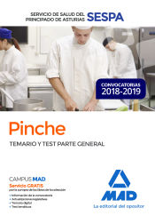 Portada de Pinche del Servicio de Salud del Principado de Asturias (SESPA). Temario y test Parte General