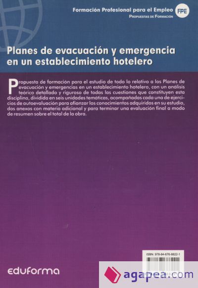 Planes de evacuación y emergencia en un establecimiento hotelero