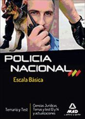 Policia Nacional. Escala Básica. Temario y Test. Ciencias Jurídicas. Temas y test 13 y 14 y actualizaciones (Ebook)