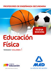 Portada de Profesores de Enseñanza Secundaria Educación Física Temario volumen 1