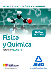 Portada de Profesores de Enseñanza Secundaria Física y Química Temario volumen 3