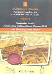 Portada de Protestantismo Español e Inquisición en el siglo XVI. Tomo V. Volumen 2