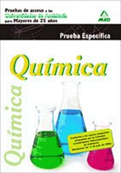 Portada de Química. Prueba de Acceso a la Universidad para mayores de 25 años en universidades andaluzas. Prueba específica