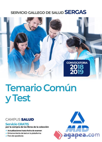 Servicio Gallego de Salud. Temario común y test