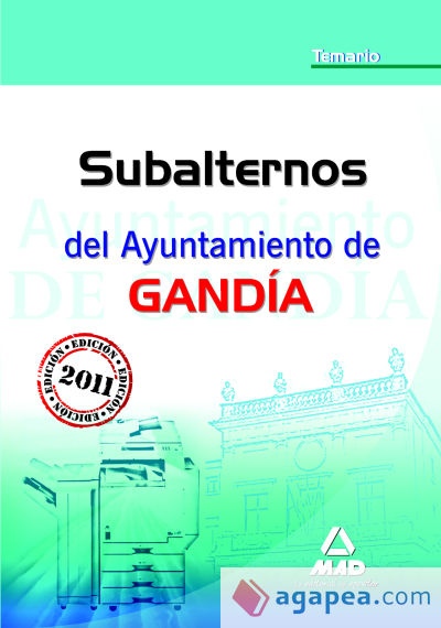 Subalternos del ayuntamiento de gandía. Temario