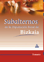 Portada de Subalternos diputacion foral de bizkaia. Temario