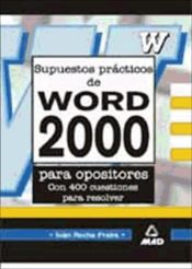 Portada de Supuesto practico de word 2000