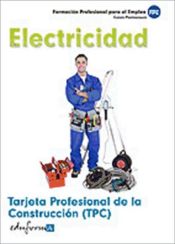 Portada de Tarjeta Profesional de la Construcción (TPC). Electricidad. Carnés Profesionales. Formación Profesional para el Empleo