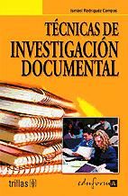 Portada de TÉCNICAS DE INVESTIGACIÓN DOCUMENTAL