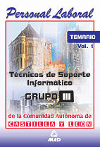 Portada de Tecnicos de soporte informatico de la comunidad de castilla y león. Temario volumen i