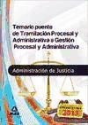 Portada de Temario puente de Tramitación Procesal Administrativa a Gestión Procesal Administrativa