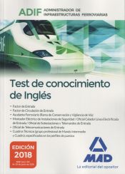 Portada de Test de conocimientos de inglés. Administrador de Infraestructuras Ferroviarias (ADIF)