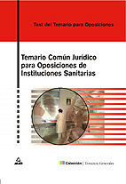 Portada de Test del temario comun juridico para oposiciones de instituciones sanitarias