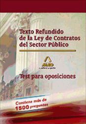 Portada de Texto Refundido de la Ley de Contratos del Sector Público. Test para Oposiciones