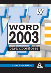 Portada de Word 2003 para oposiciones
