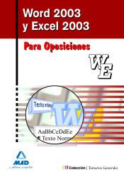 Portada de Word2003 y excel2003 para oposiciones