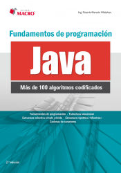 Portada de Fundamentos de programación con JAVA (100 algoritmos codificados) (Ebook)