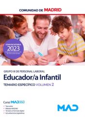 Portada de Educador Infantil Grupo III (personal laboral). Temario específico volumen 2. Comunidad Autónoma de Madrid