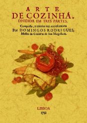 Portada de Arte de cozinha: dividia em tres partes