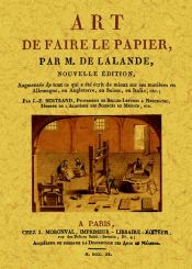 Portada de Art de faire le papier