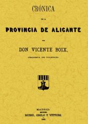 Portada de Crónica de la provincia de Alicante