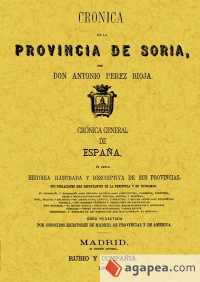 Cronica de la provincia de Soria