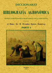 Portada de Diccionario de bibliografía agronómica de toda clase de escritos relacionados con la agricultura