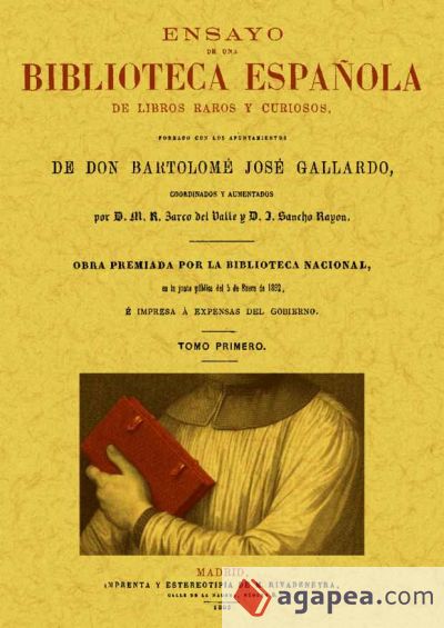 Ensayo de una biblioteca española de libros raros y curiosos (4 Tomos)