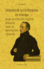 Portada de Historia de la civilización en Europa desde la caída del Imperio Romano hasta la Revolución Francesa