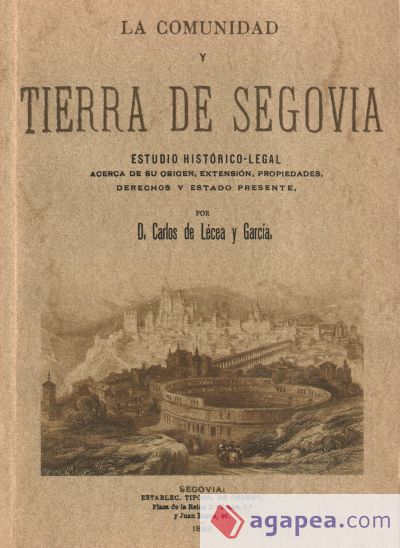 La comunidad y tierra de Segovia