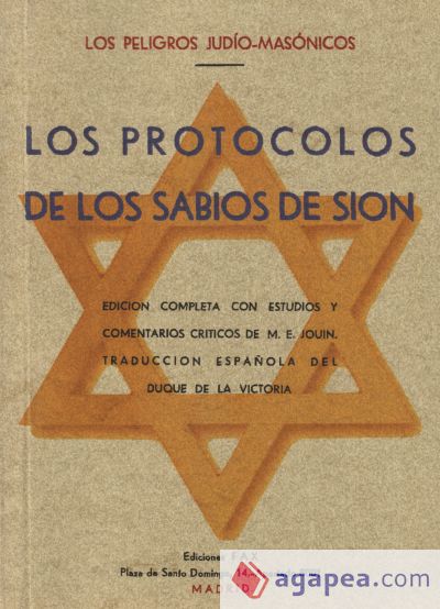 Los protocolos de los sabios de Sión (Los peligros judío-masónicos)