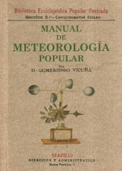 Portada de Manual de meteorología popular