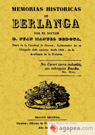 Memorias históricas de Berlanga